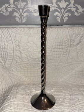 Anthropologie Lumiere candle holder. Medium. 13.5"H. 4" diameter.